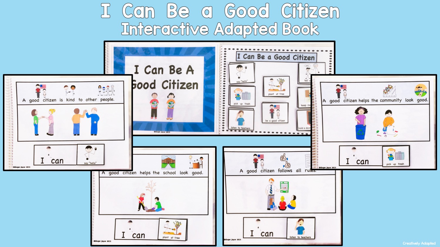 I Can Be A Good Citizen Adapted Book