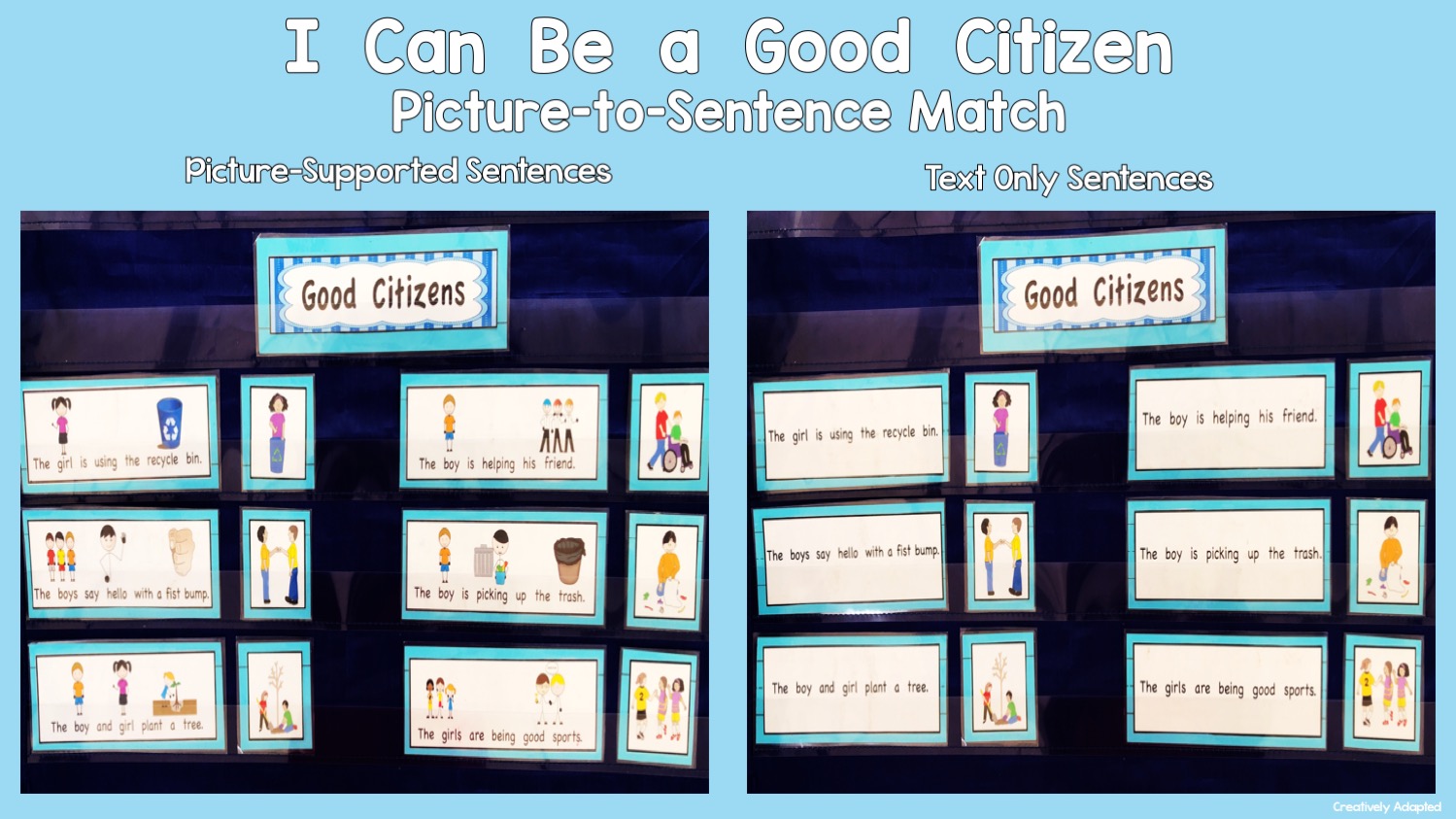 I Can Be A Good Citizen Picture to Sentence Match