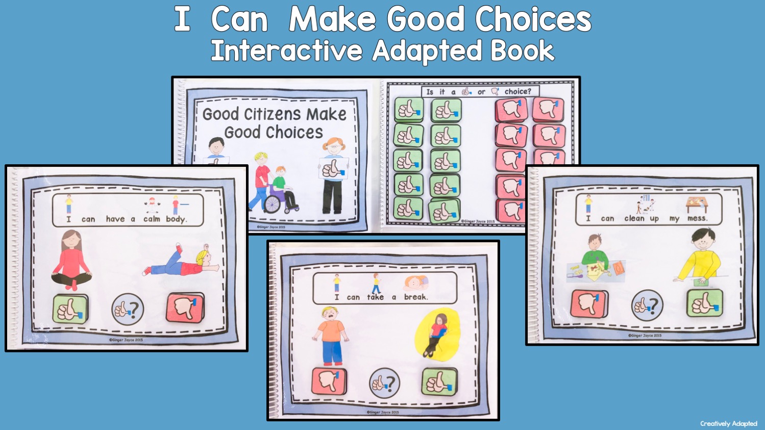 I Can Make Good Choices Adapted Book